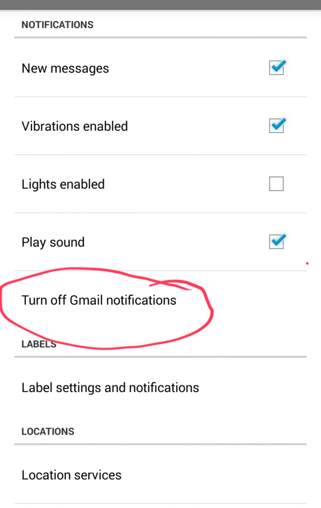This is the third step to solve theduplicate notification problem when receiving an email on a phone with both GMail and Inbox installed.